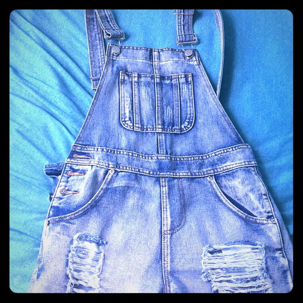 cute summer short overalls